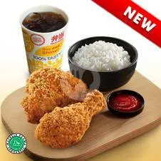 Paket 2 Hokben Fried Chicken