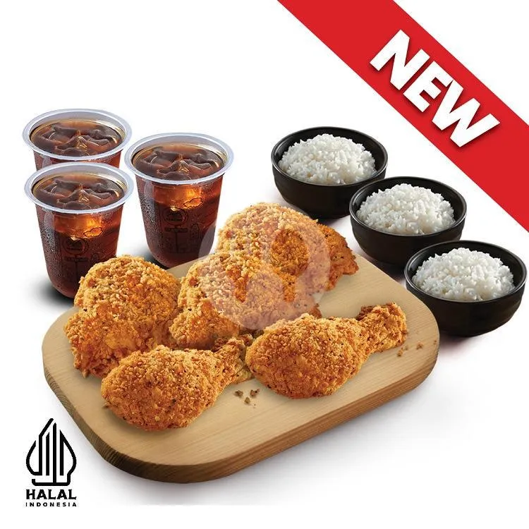 Paket HokBen Fried Chicken 5 pcs