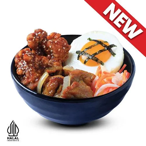Super Bowl Chicken Teriyaki + Karaage Umakara