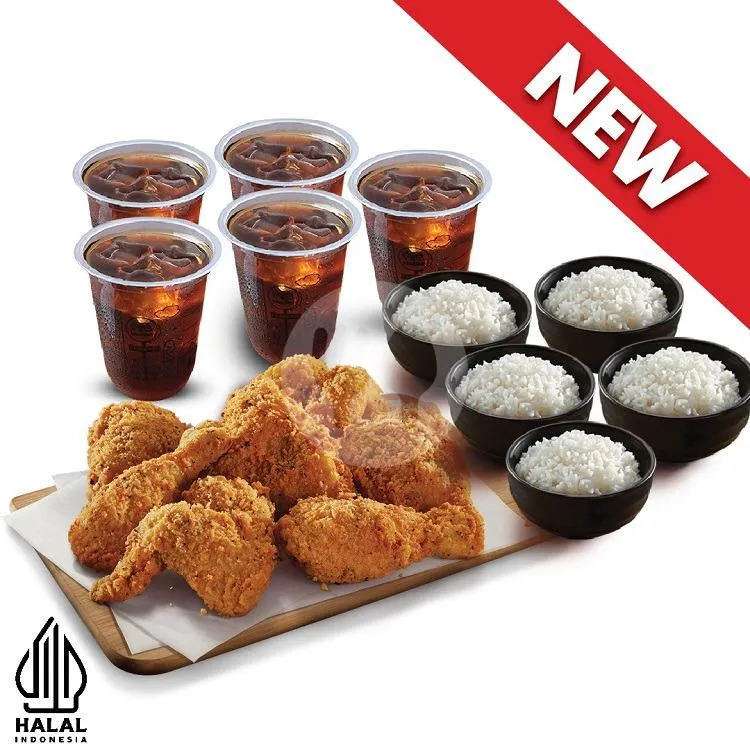 Paket HokBen Fried Chicken 7 pcs